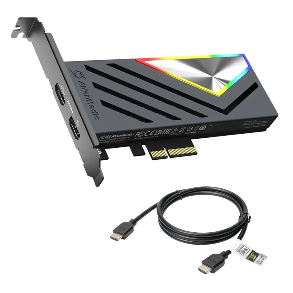 AVerMedia 2.1 Internal PCIe Capture Card for Streaming and Recording 4K60