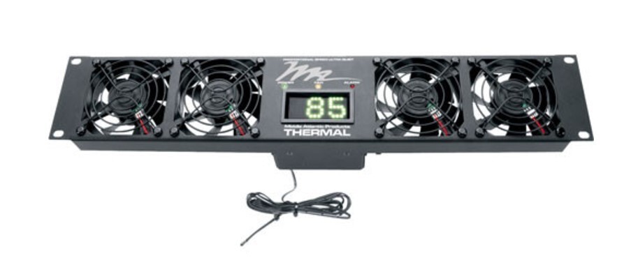 Middle Atlantic UQFP-2D Ultra Quiet Fan Panel with LED Display