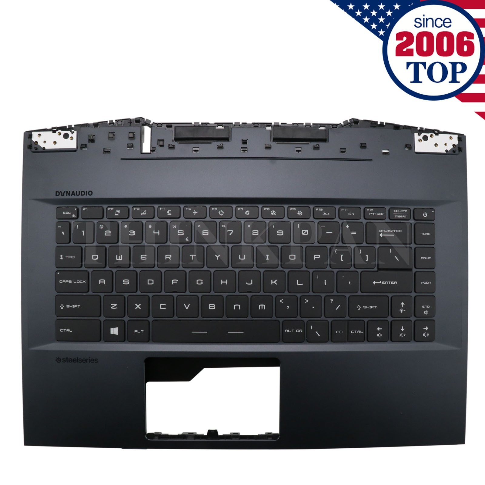 New Palmrest Full Colorful Backlit Keyboard For MSI GP66 GE66 MS-1541 1543 Blue