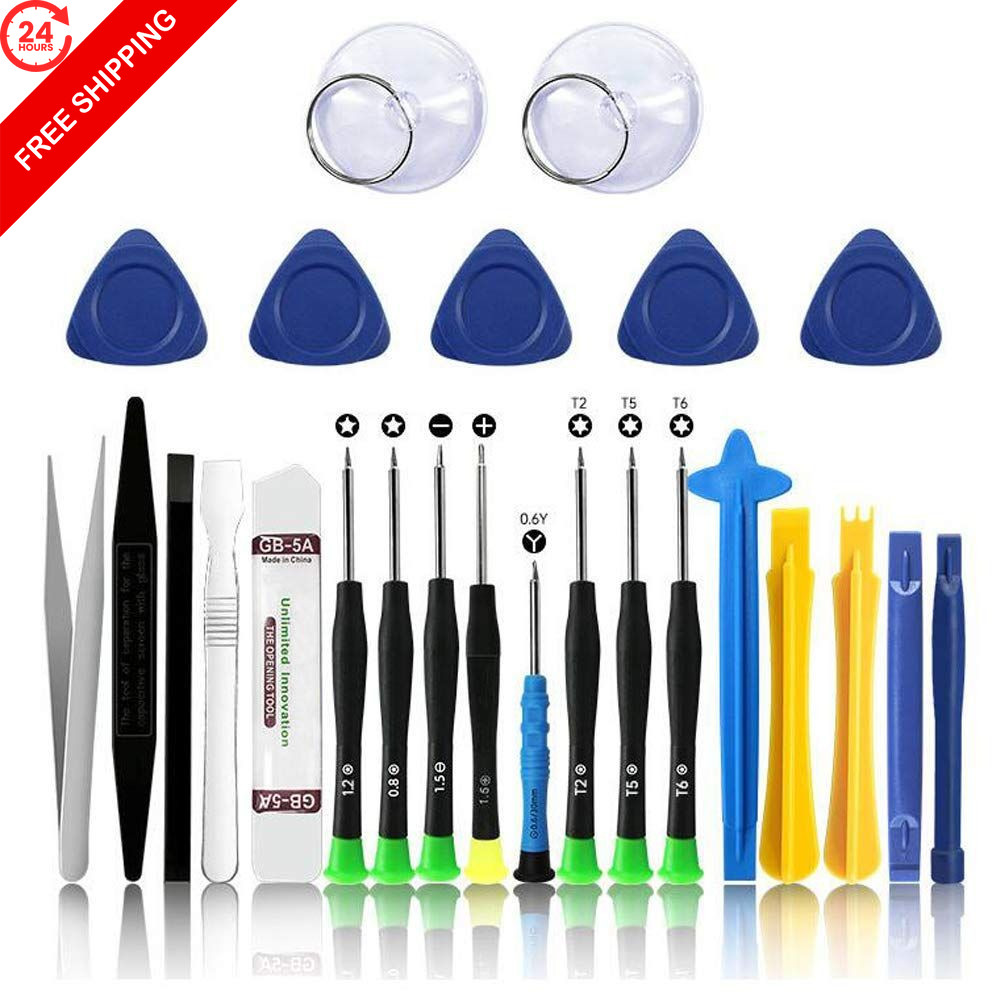Willhom 25 in 1 Electronics Repair Tool Kit,Precision Screwdriver Set Black
