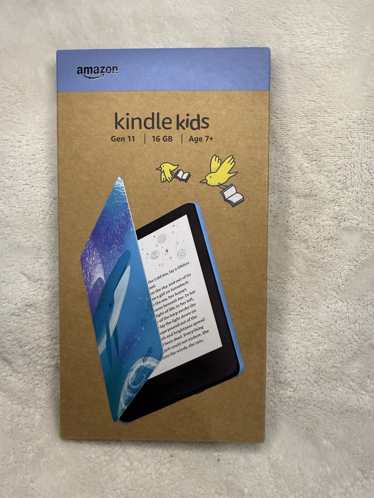 Amazon Kindle Kids 6" e-Reader 2024 11th Gen 16GB Space Whale Brand New Sealed