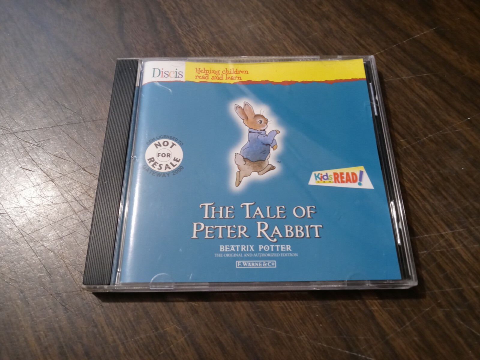 The Tale of Peter Rabbit - Kids Can Read (1995, CD-ROM, Discis Book)