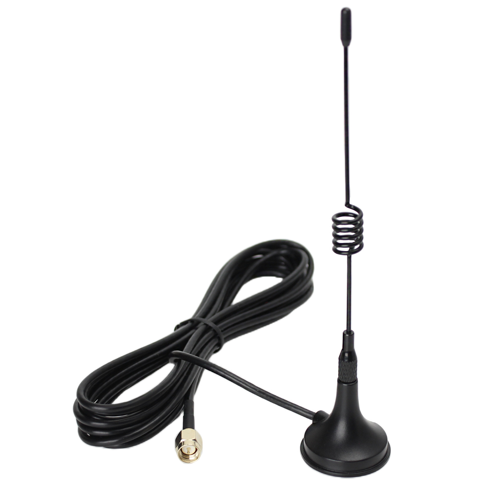 Shopcorp Dual Band WiFi Antenna 2.4GHz 5GHz 5.8GHz 2dBi, 6in with Magnetic Base