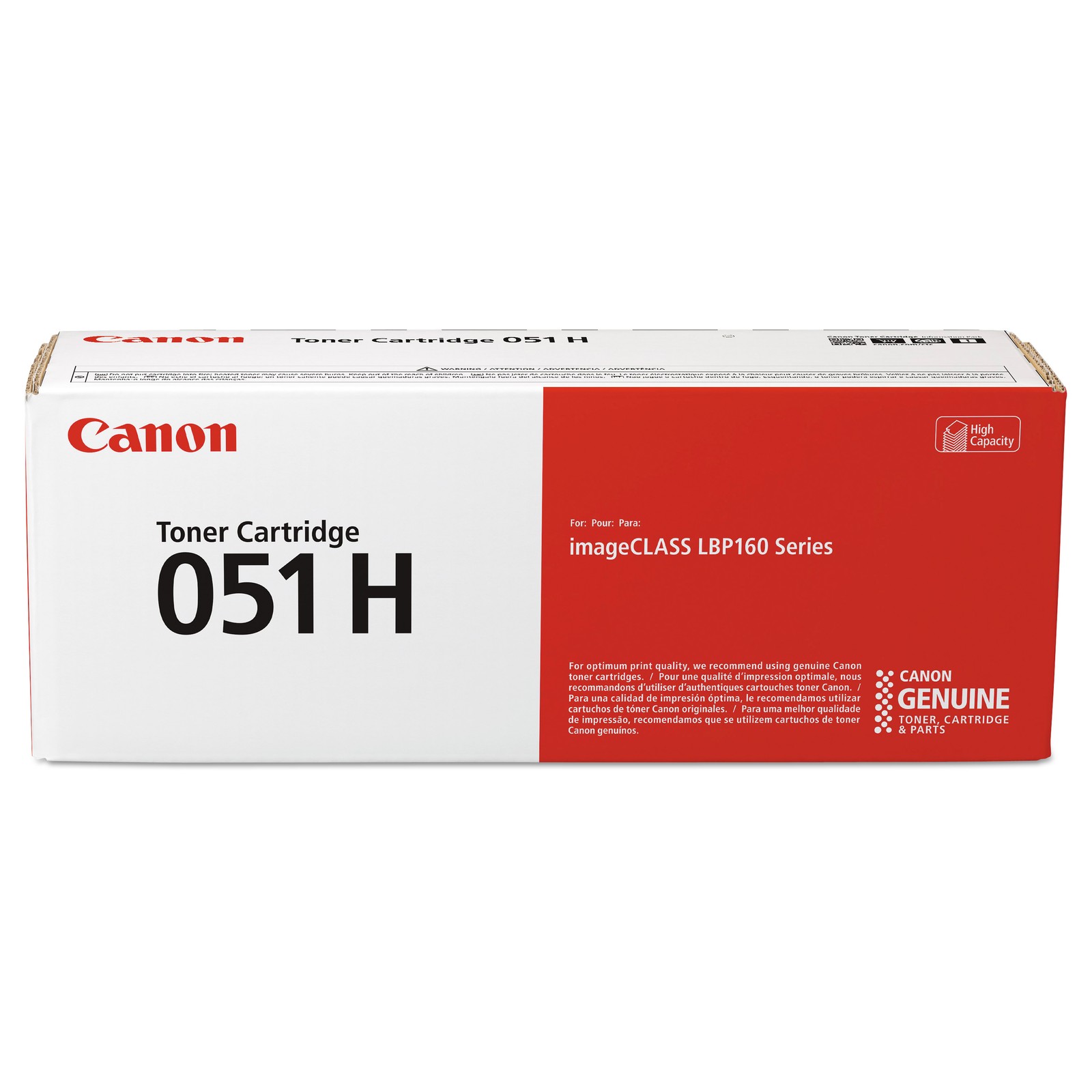 Canon® 2169C001 (051H) High-Yield Toner, 4100 Page-Yield, Black