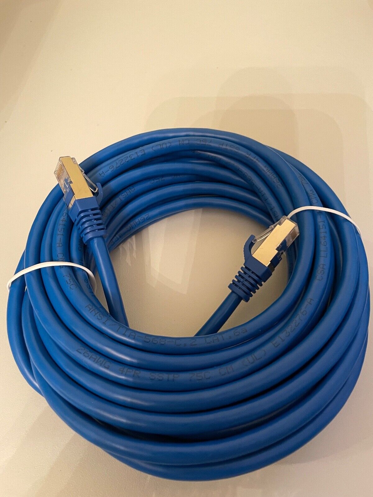 C2G Cat6 Snagless Shielded 20ft Network Cable - Blue #00685