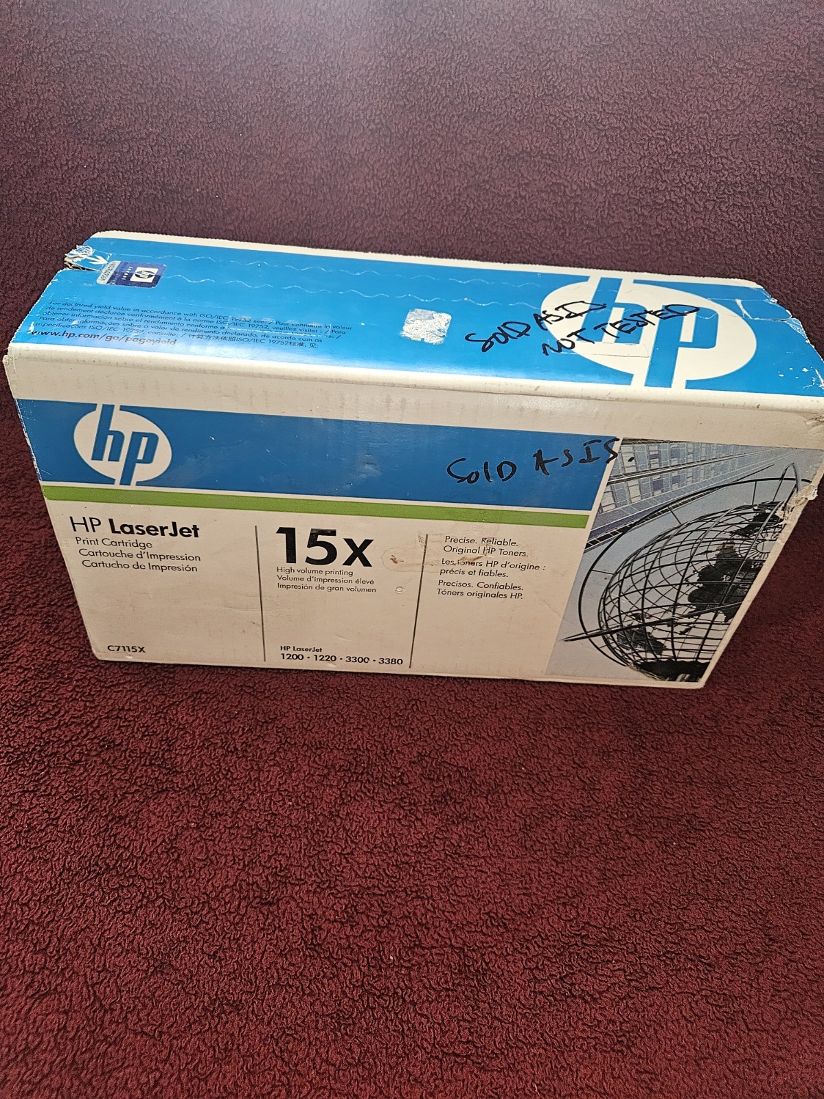 HP LaserJet 15x C7115X Black