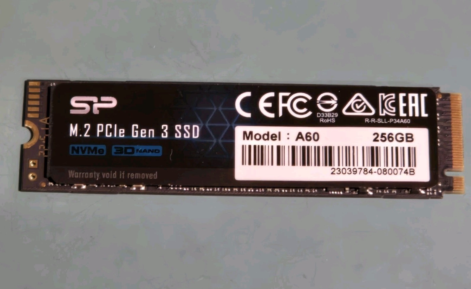 256GB Silicon Power P34A60 NVMe M.2 PCIe Gen3x4 2280 SSD Solid State Drive NEW