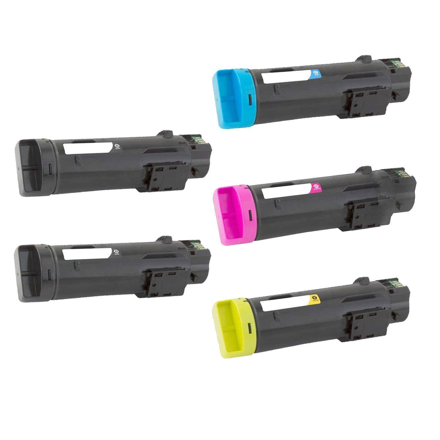 5PK Color Toner for Dell H625 H825 S2825 H625cdw H825cdw S2825cdn Toner 469-5251