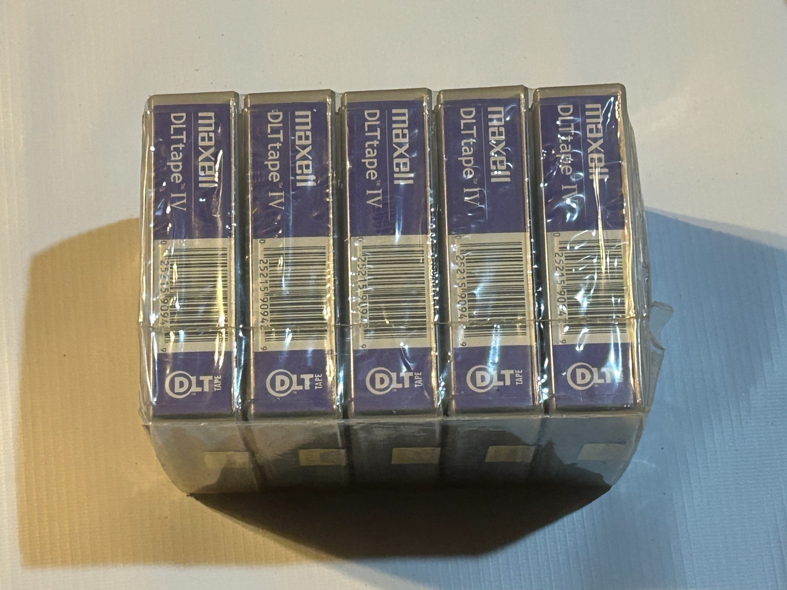 5x Maxell DLTtape IV 40GB 1/2" Data Tape Cartridge NEW Sealed Lot of 5