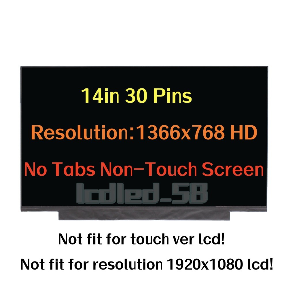 New For HP 14-DQ1010CA 14" HD LCD LED Screen 14-DQ0761DX 14-DQ0762DX 14-DQ0703DX
