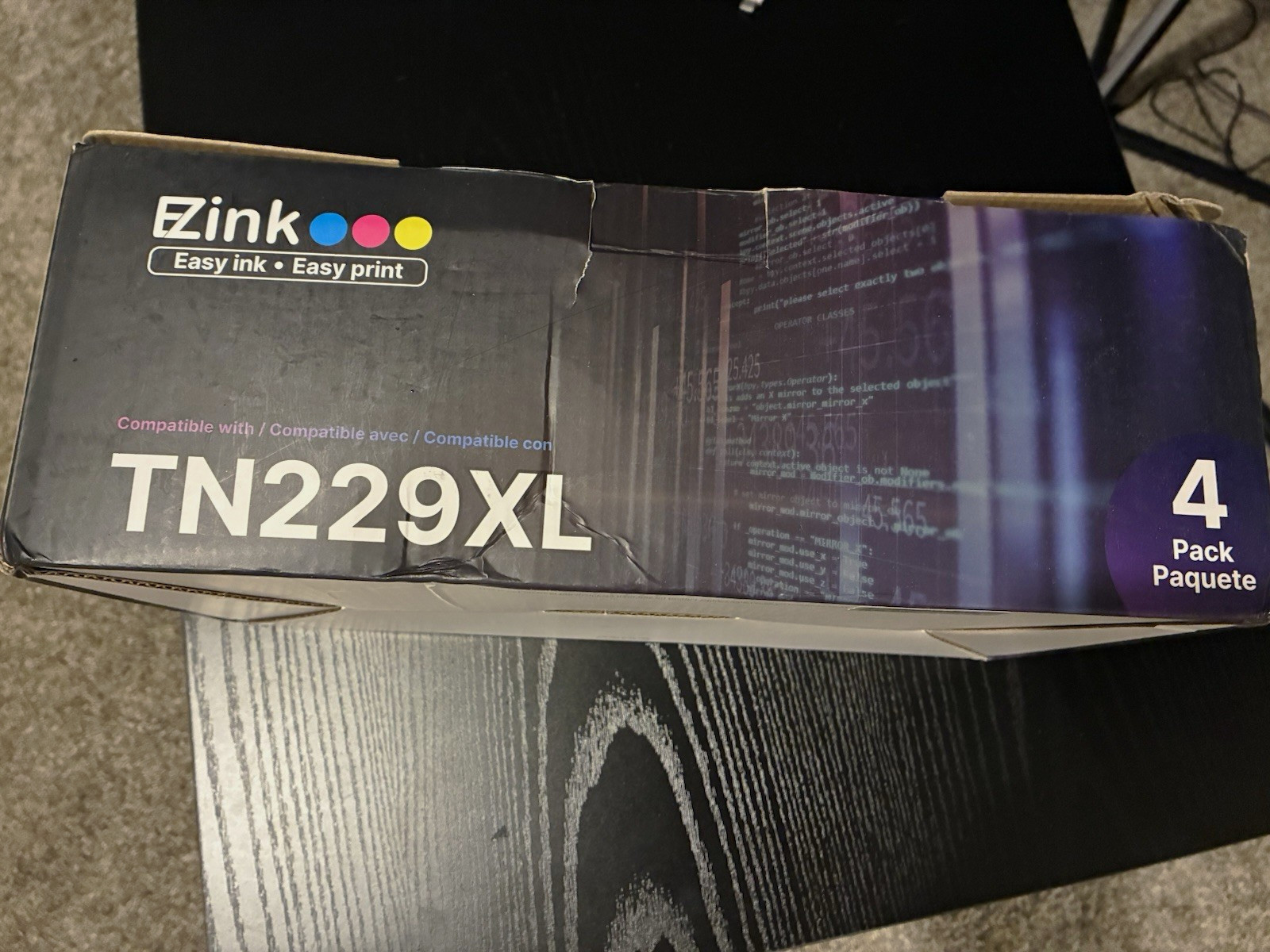 EZink TN229XL Compatible Laser Toner Cartridge 4-Pack