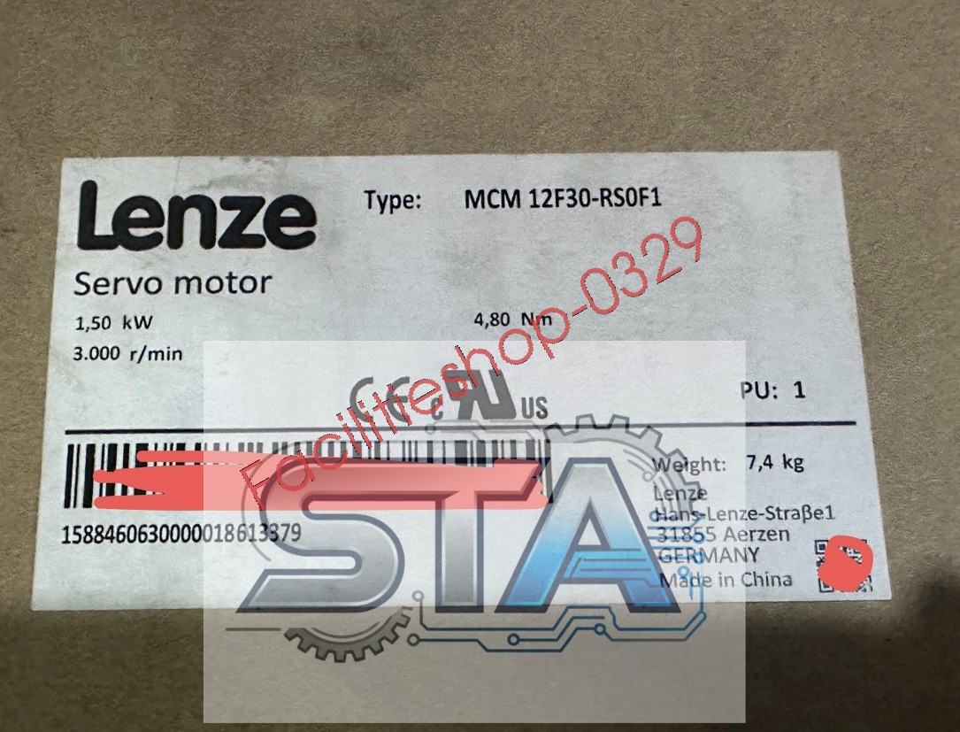 MCM12F30-RS0F1 Product Servo motor DHL/FedEx