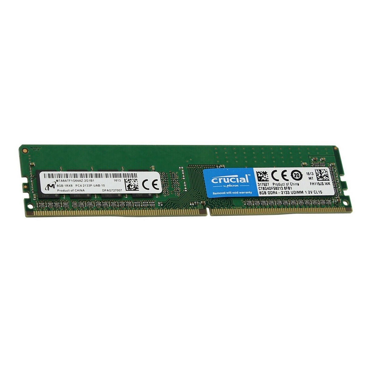 New Crucial 8GB DDR4 2133MHz PC4-17000 Desktop UDIMM Memory Ram CT8G4DFS8213