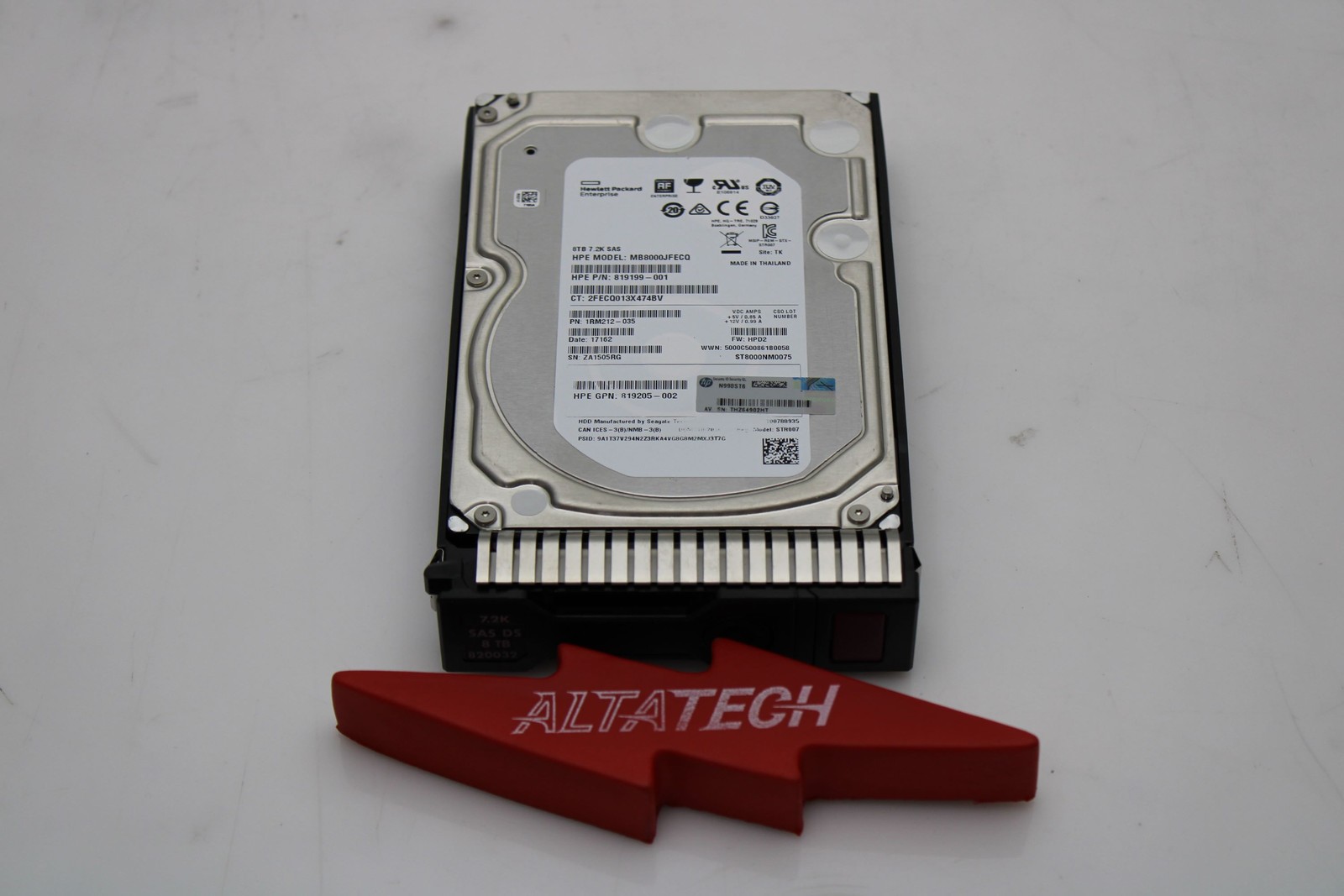 HP 820032-001 8TB 12G 7.2K LFF MDL SC DS SAS HDD Hard Disc Drive