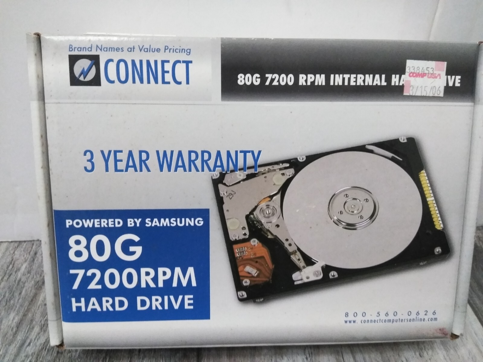 N.O.S. Samsung  80-GB 3.5 in Internal  Hard Drive HDD SP0842N
