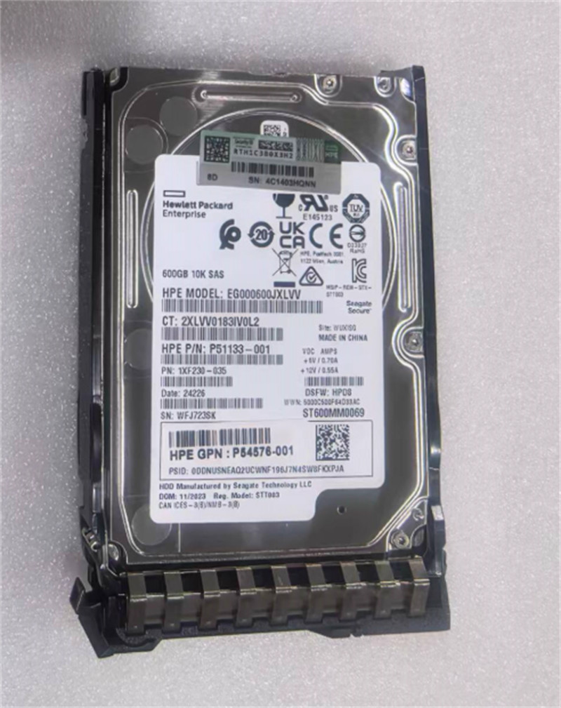 HPE P54681-001 600GB P53561-B21 SAS 12G 10K 2.5" ENT GEN11 HDD Hard Drive