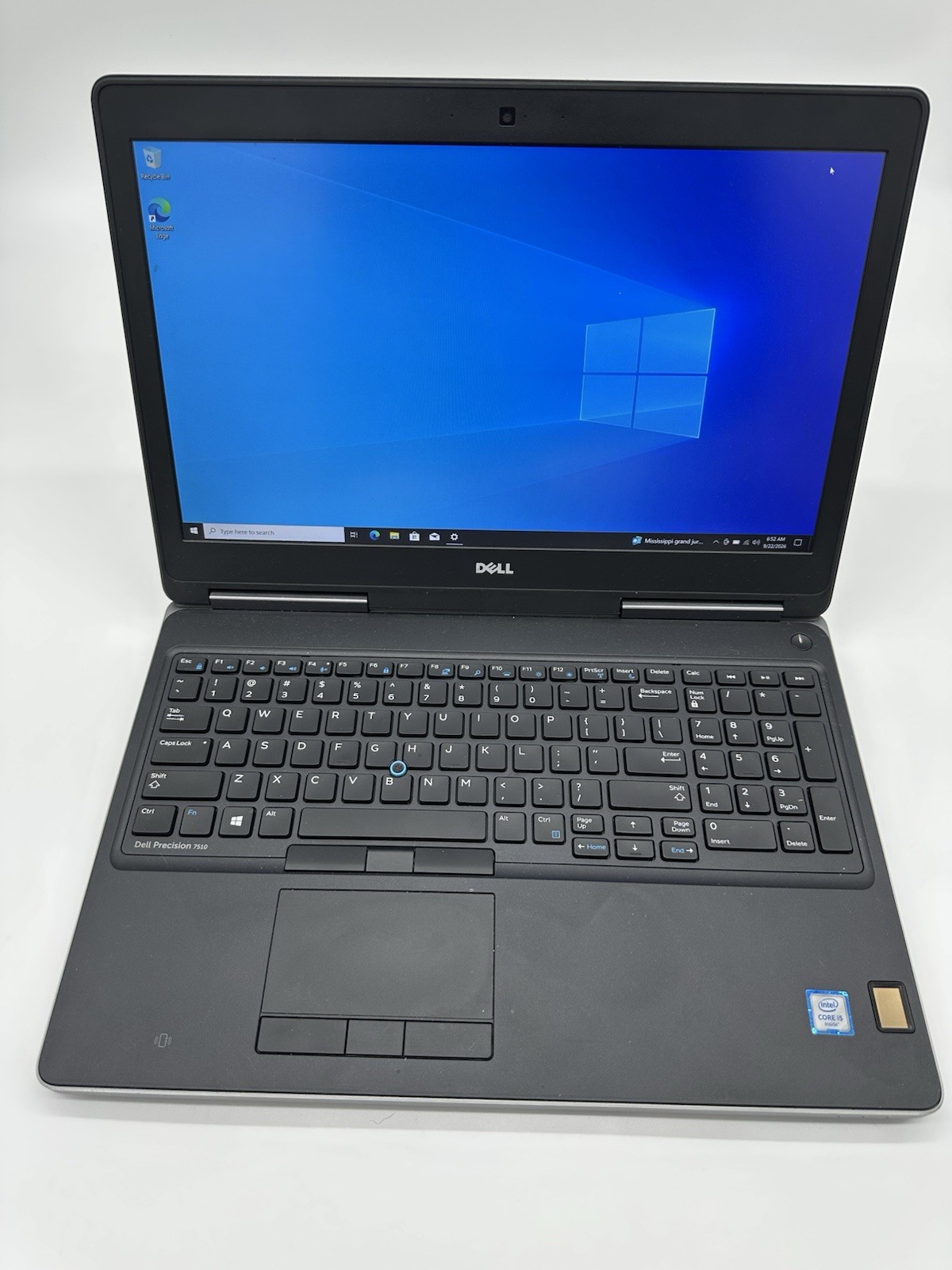 Dell Precision 7510 Laptop i5‑6300HQ 8GB 256GB SSD AMD RADEON R9 M375X Windows