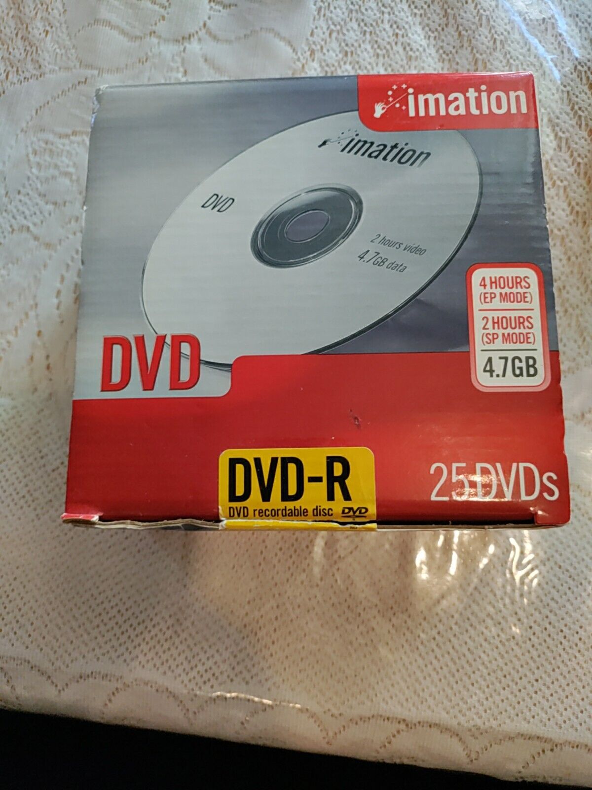 Imation DVD-R 25 DVDs 4.7 GB Recordable Disc  
