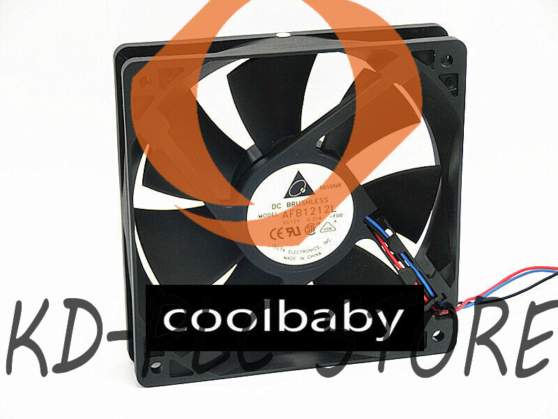 New delta 3wire AFB1212L 12025 12V 0.21A Cooling fan 120*120*25mm
