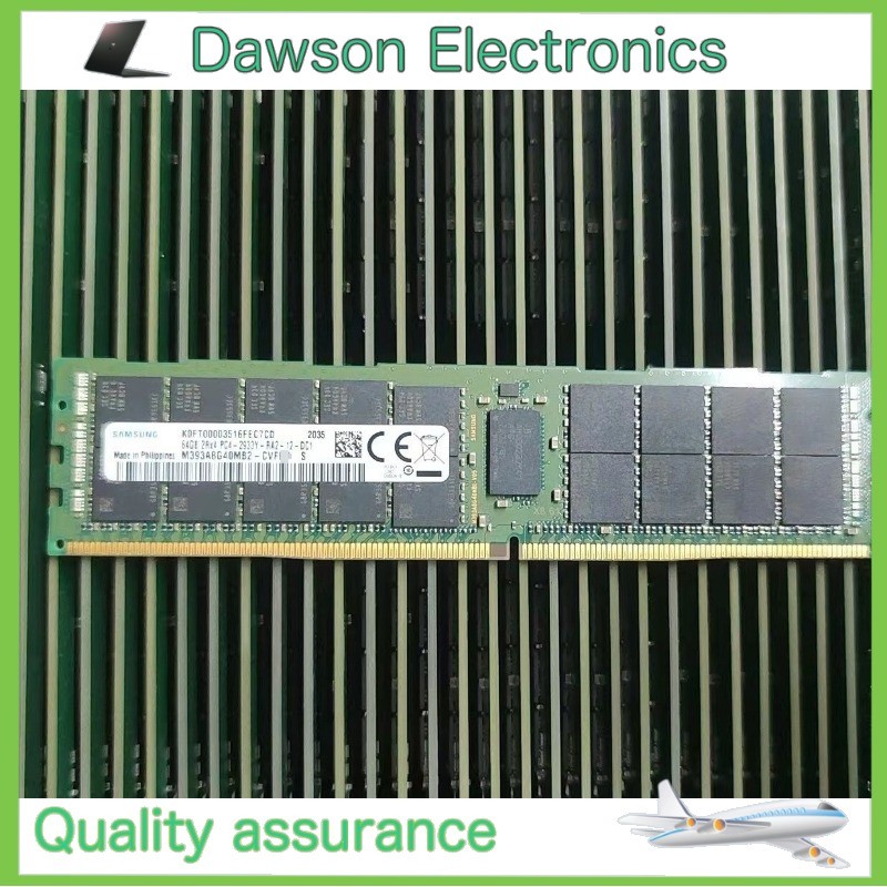 SAMSUNG 64GB DDR4 2933 2Rx4 PC4-23400 M393A8G40MB2-CVF 288pin Server RDIMM RAM