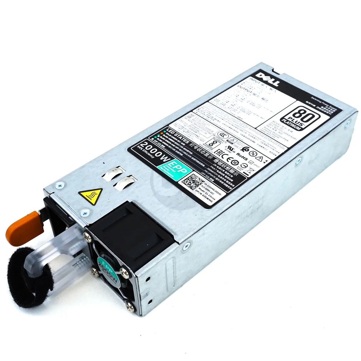 Dell J5WMG 39K3H PowerEdge 2000W 80 Plus Platinum Plus EPP Hot-Swap PSU R740 ...