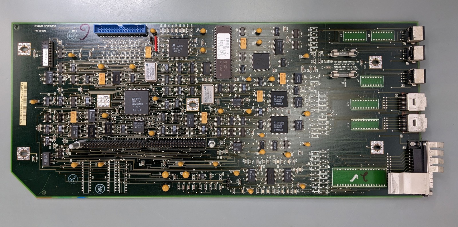 IBM I/O Planar Board 53F3345 POWERstation 520,530 (7013 Series) Fully Tested