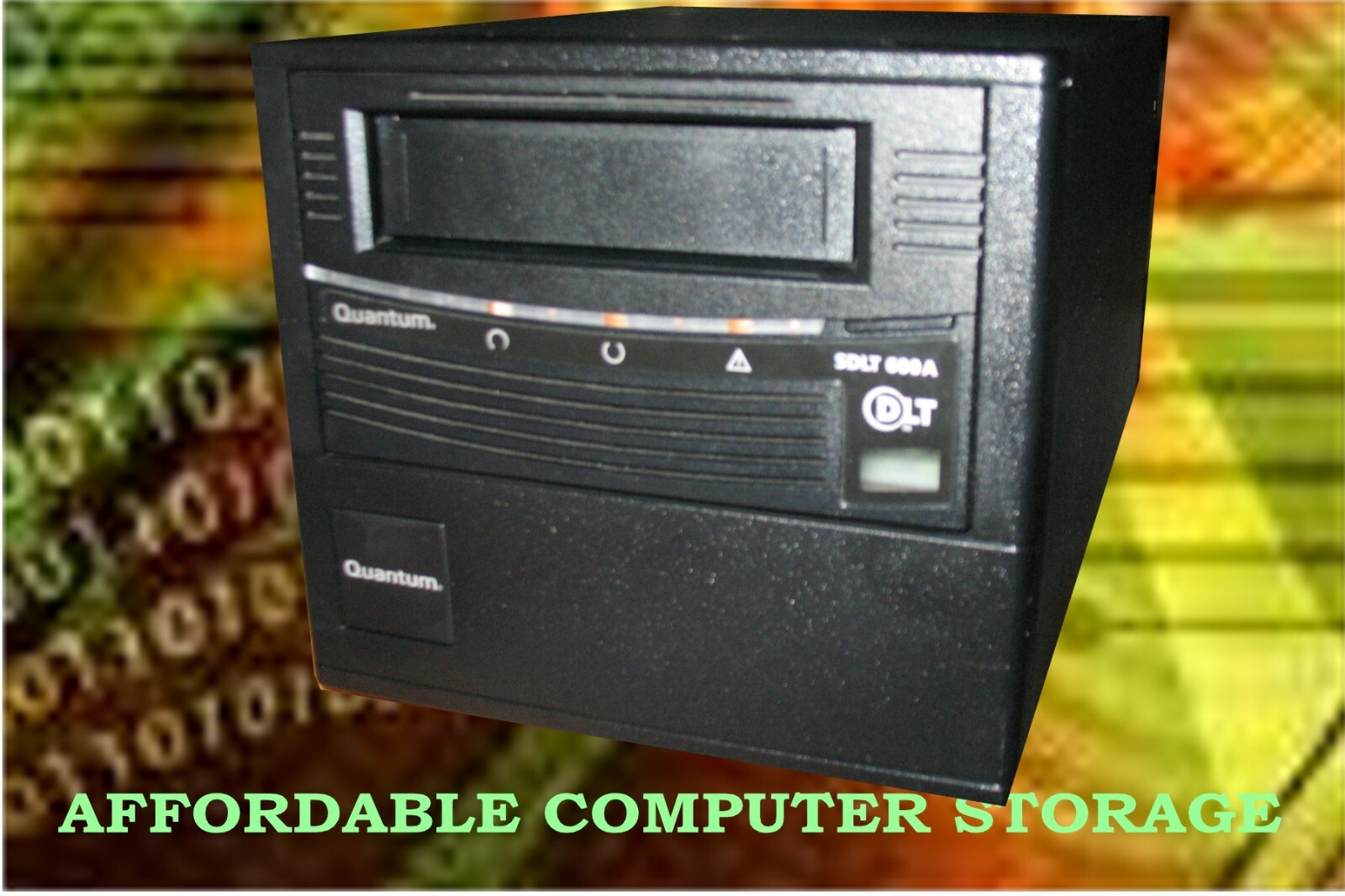 Quantum SDLT600A External Tape Drive Ethernet Port CAT6 SDLT 600A