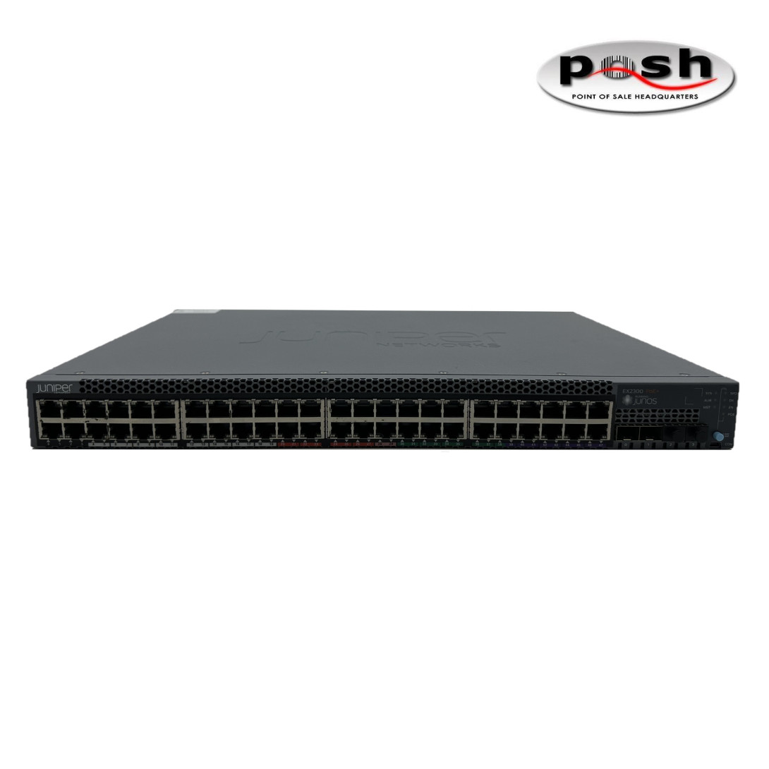 Juniper EX2300-48P Ethernet Switch - 48 Ports 0/100/1000BASE-T ports.