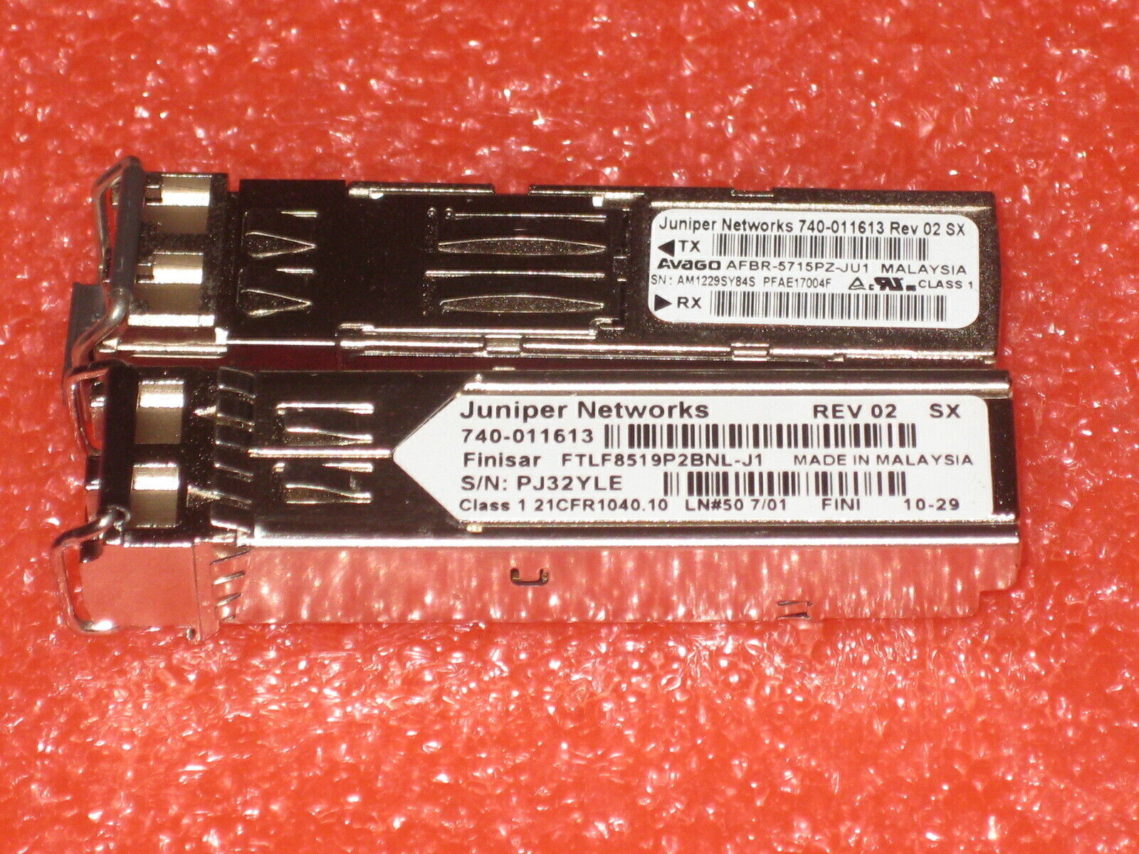 Genuine Juniper 1G QFX-SFP-1GE-SX 1000Base-SX SFP EX 740-011613 Transceiver
