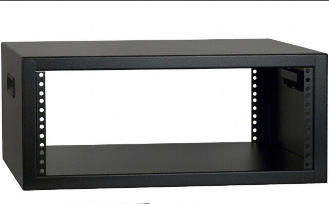 Hammond RCBS1900717BK1 4U 21W 17.5D Fixed Rack Case For AV Components