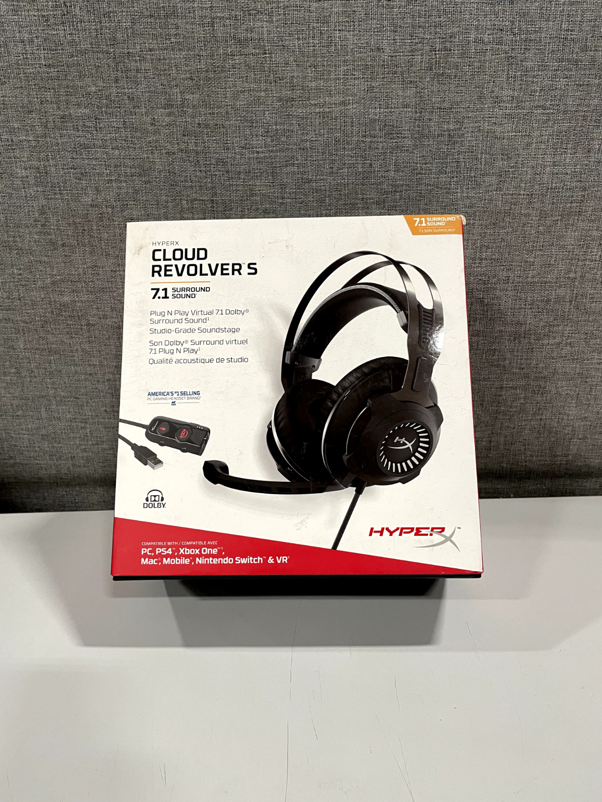 HyperX Cloud Revolver Wired Gaming Headset for PC & PS4 Black