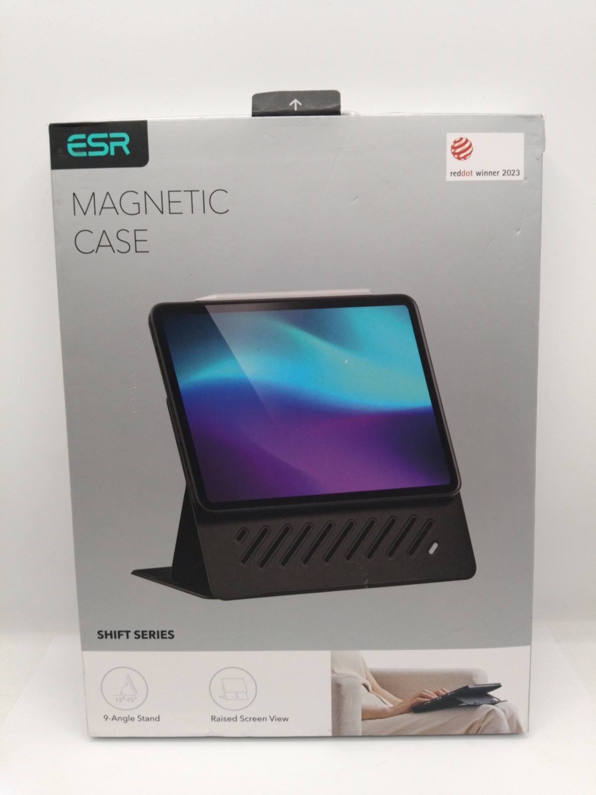 ESR Magnetic Case Shift Series 9-Angle Stand, Raised Screen View New
