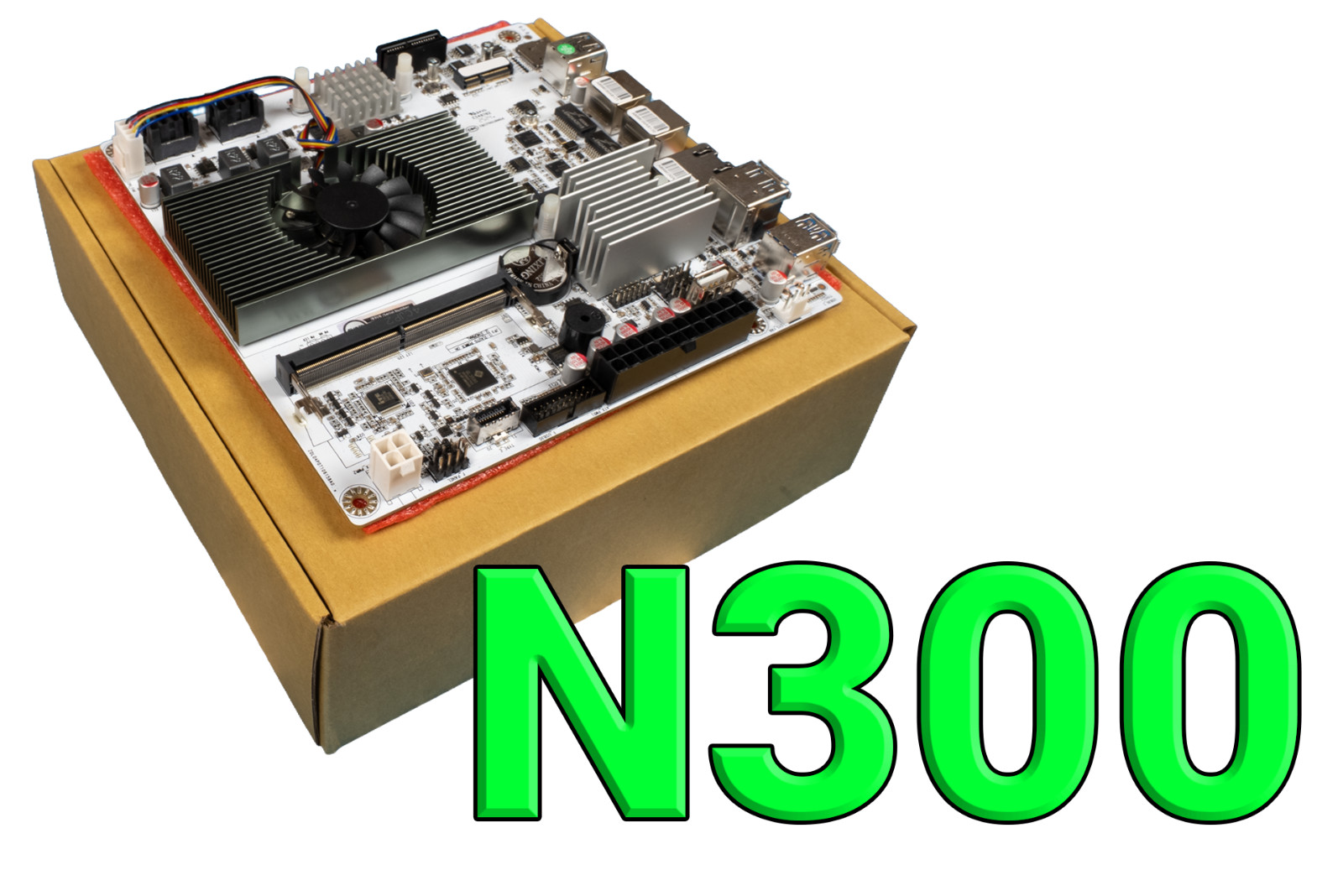 Topton N22 Mini-ITX NAS Motherboard w/ N300 CPU/8xSATA/2xM.2/2x2.5GbE/1x10GbE