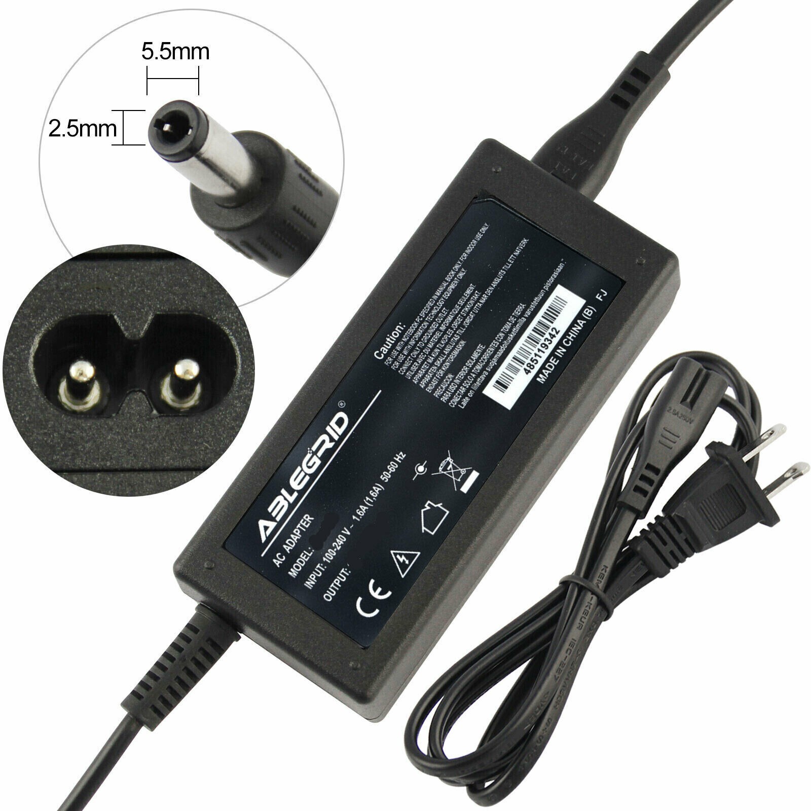 19V AC DC Adapter Charger For HP ADP-40LD D L16946-001 Monitor Power Supply Cord