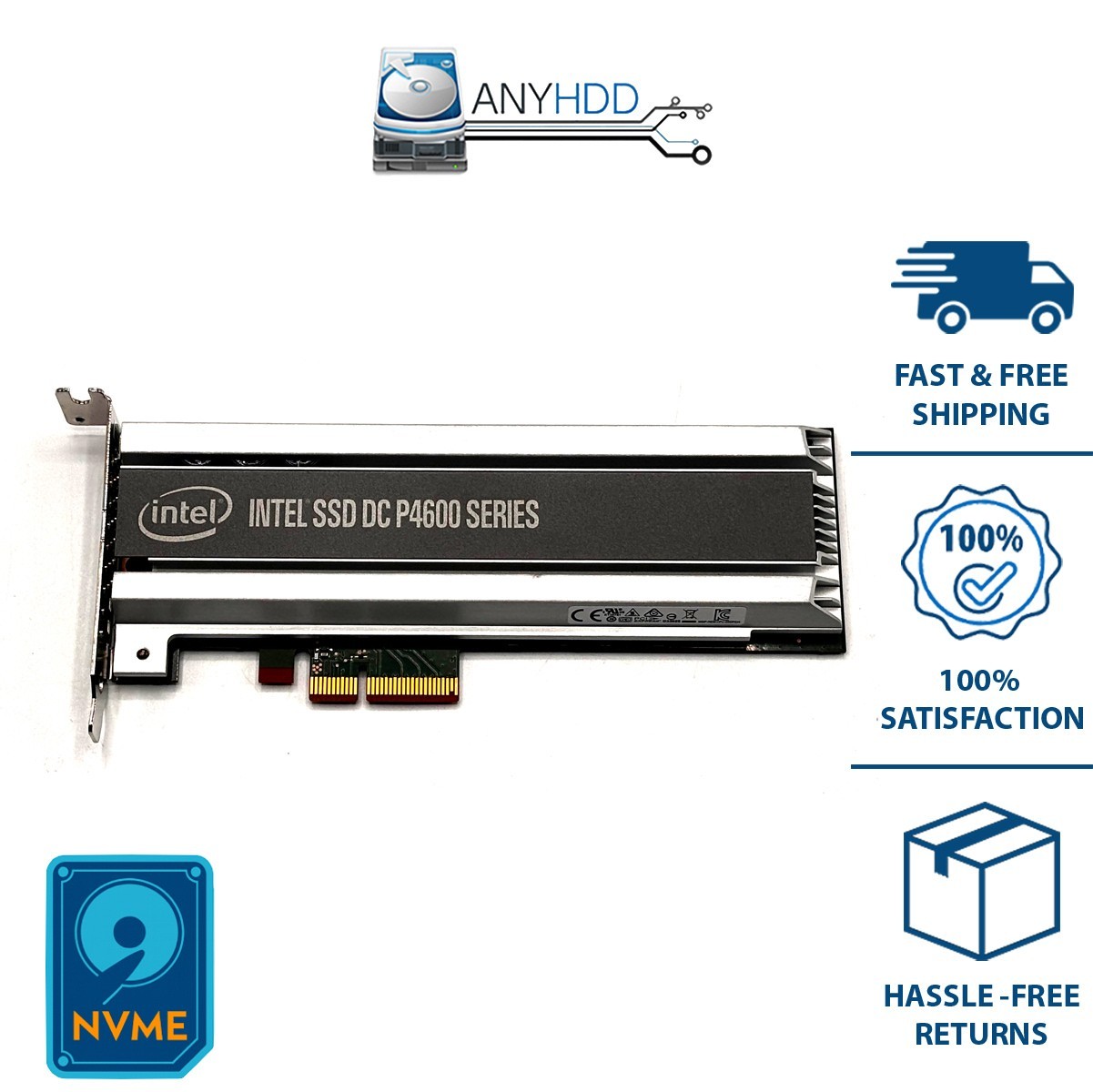 Intel DC P4600 – 2TB PCIe NVMe SSD – SSDPEDKE020T7T – Enterprise-Class