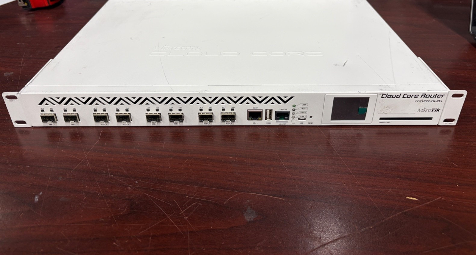 MikroTik CCR1072-1G-8S+ Cloud Core Router 72-Core CPU 16GB ECC RAM 8x SFP+ 10G