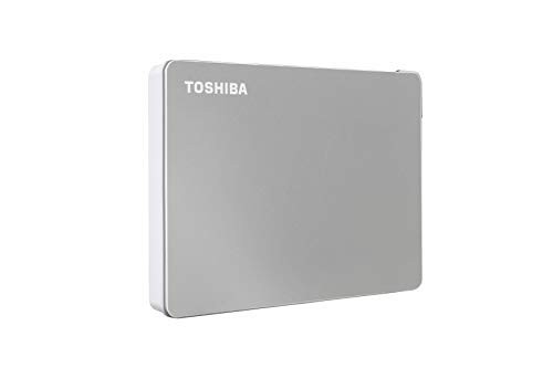 Toshiba Canvio Flex HDTX120XSCAA 2 TB Portable Hard Drive - External - Silver