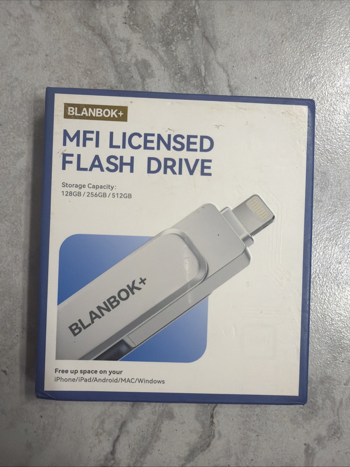 BLANBOK+ MFi Certified 128GB Type C + Lightning
