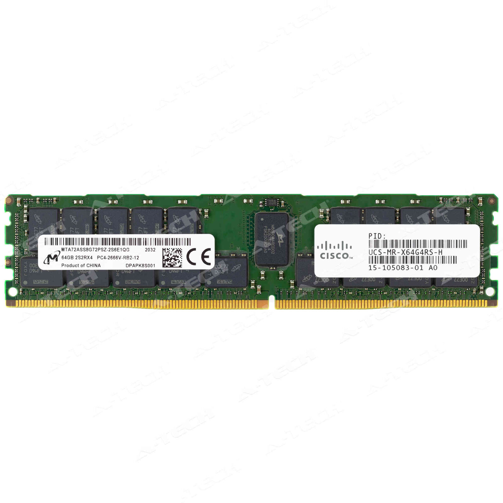 Cisco 64GB DDR4-2666 REG RDIMM UCS-MR-X64G4RS-H 15-105083-01 Server Memory RAM