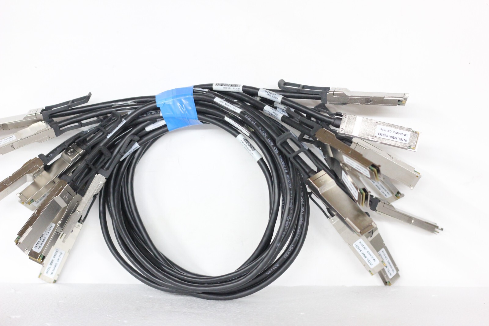 10X 00WE041 LENOVO IBM INTEL OPA 100 SERIES PASSIVE COPPER QSFP28 CABLE 1M