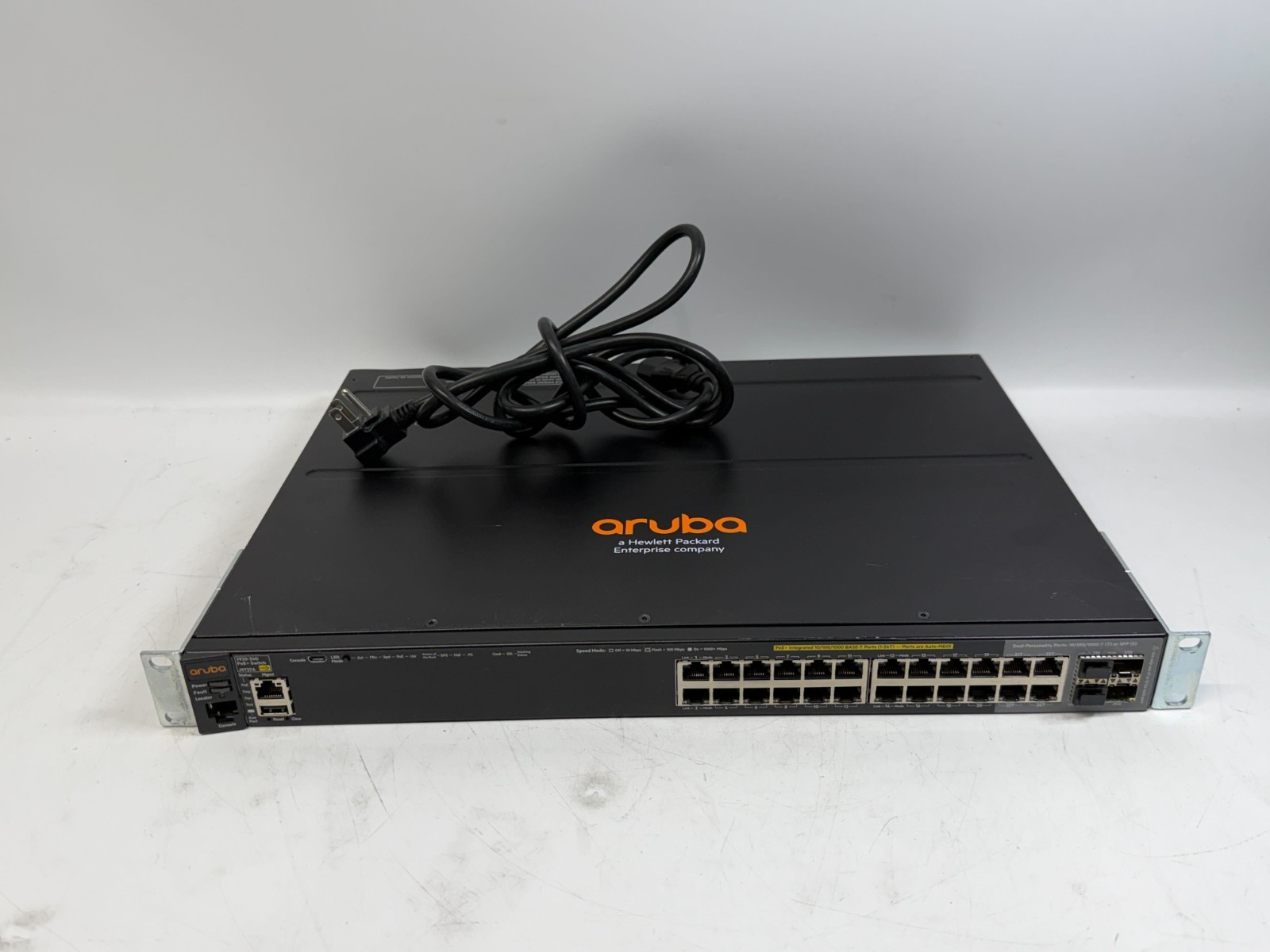 HP/ARUBA 2920-24G-POE+ SWITCH J9727A Missing back cover