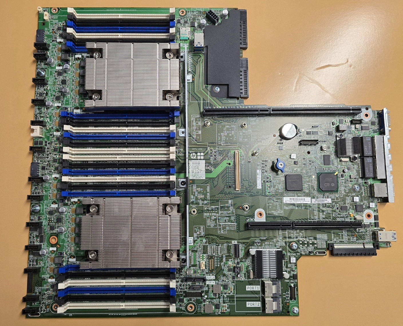 775400-001: HPE Dual Socket System Board with heat sinks for Proliant DL360 G9