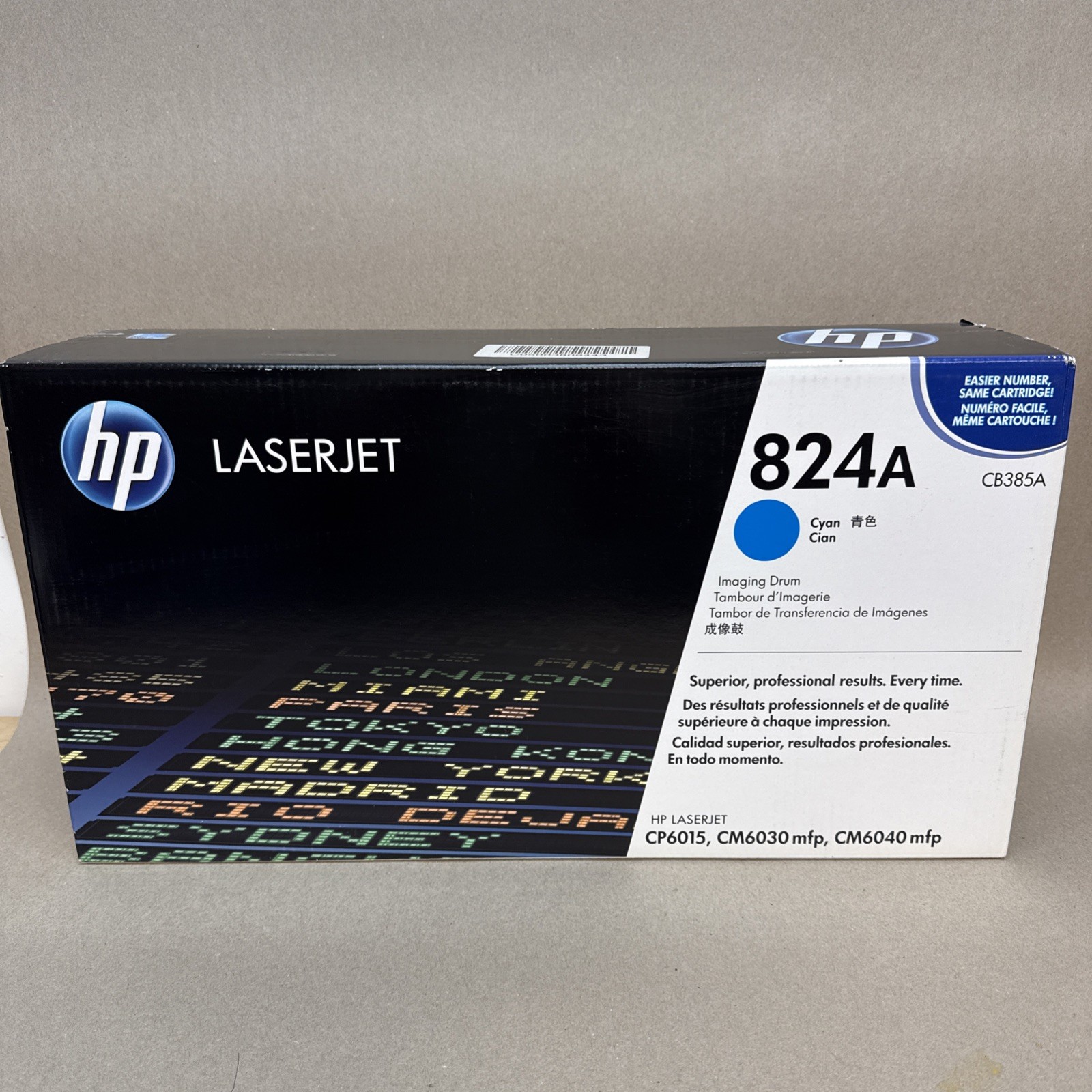 New HP 824A CB385A Cyan Toner Cartridge