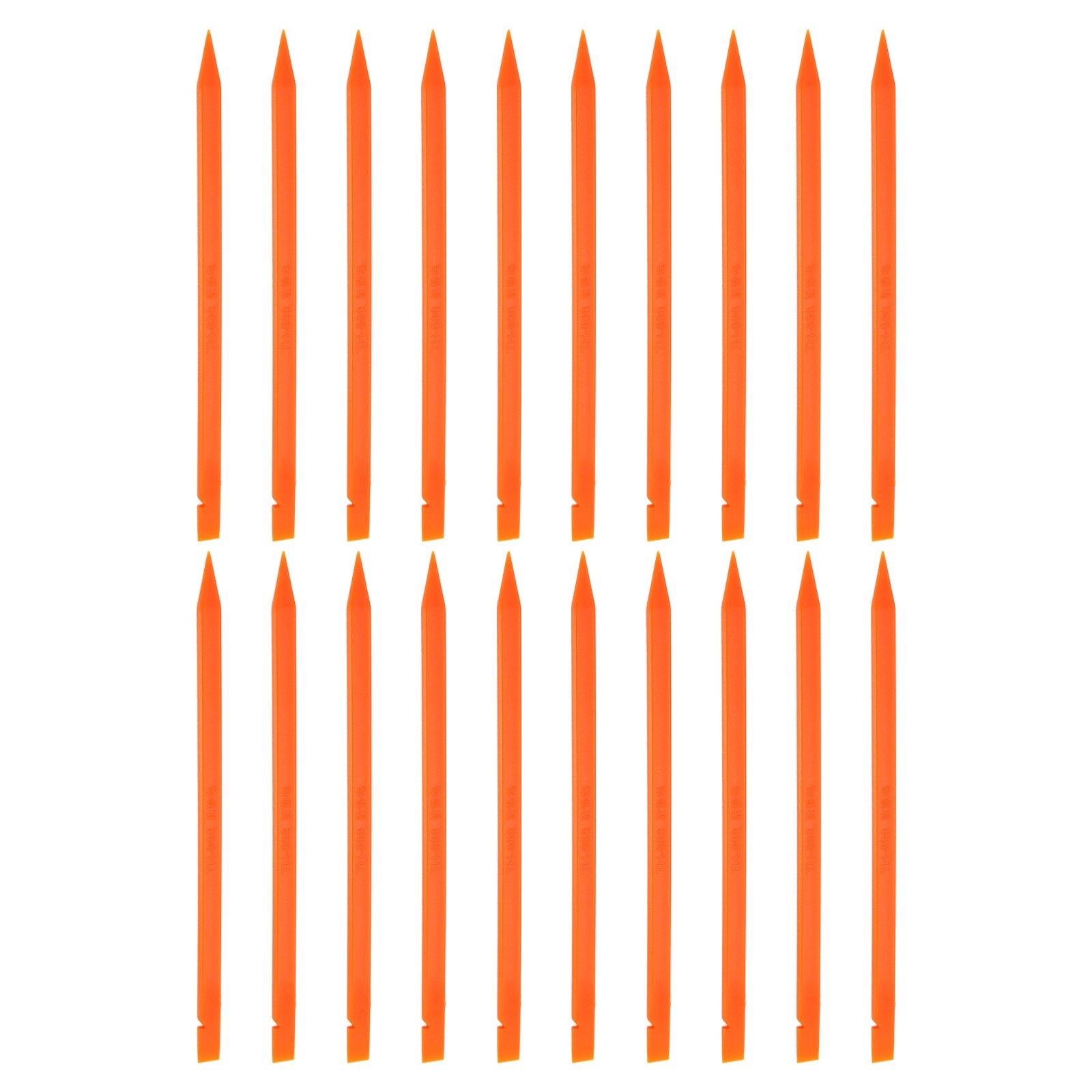 20pcs Plastic Spudger Pry Tool 6x150mm Opening Pry Repair Tool Kit, Orange