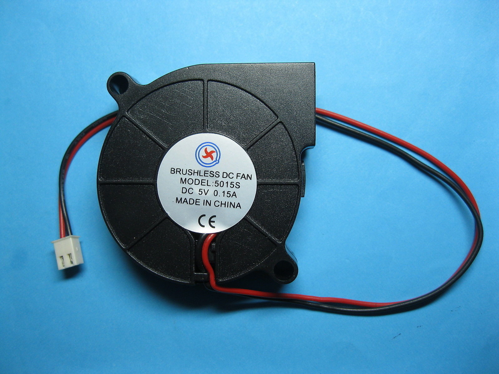 8 pcs Brushless DC Blower Fan 5V 5015S 50x50x15mm 2 Wires Sleeve Bearing New