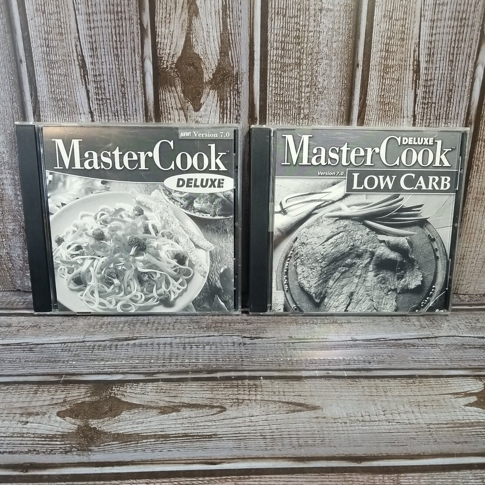 MasterCook Deluxe Version 7.0 CD-ROM Bundle Lot of 2 Low Carb Cooking Software