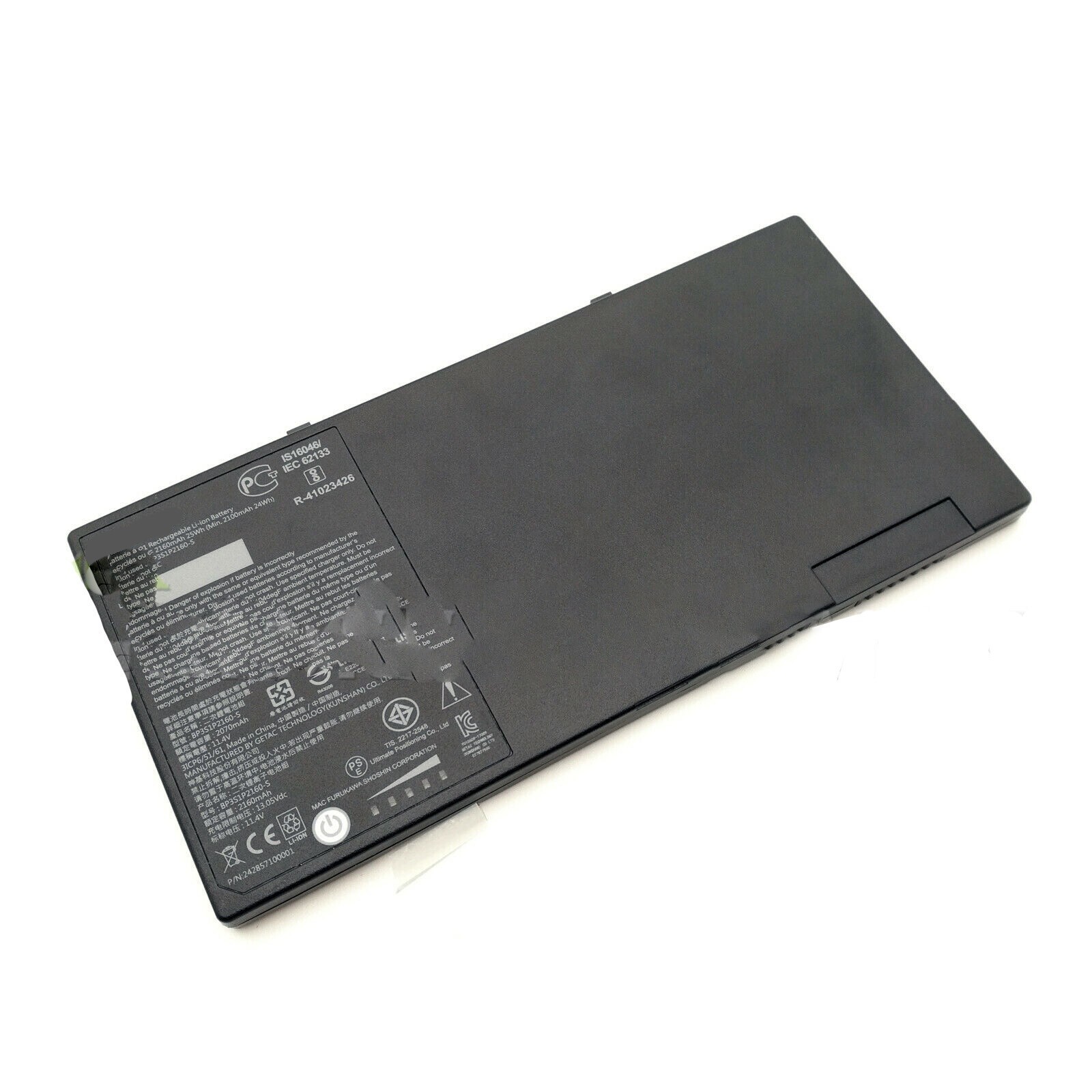 New Genuine BP3S1P2160-S BP3S1P2160 Battery for Getac F110 G2 G3 G4 441857100001