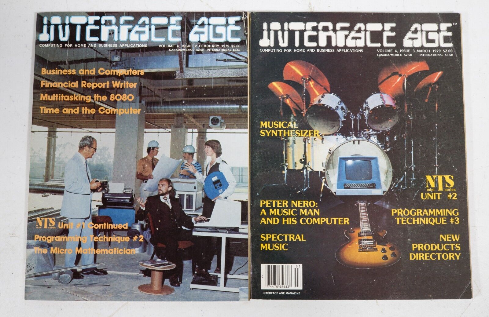 Vintage Interface Age Magazine Feb - July 1979 lot of 6  ST533