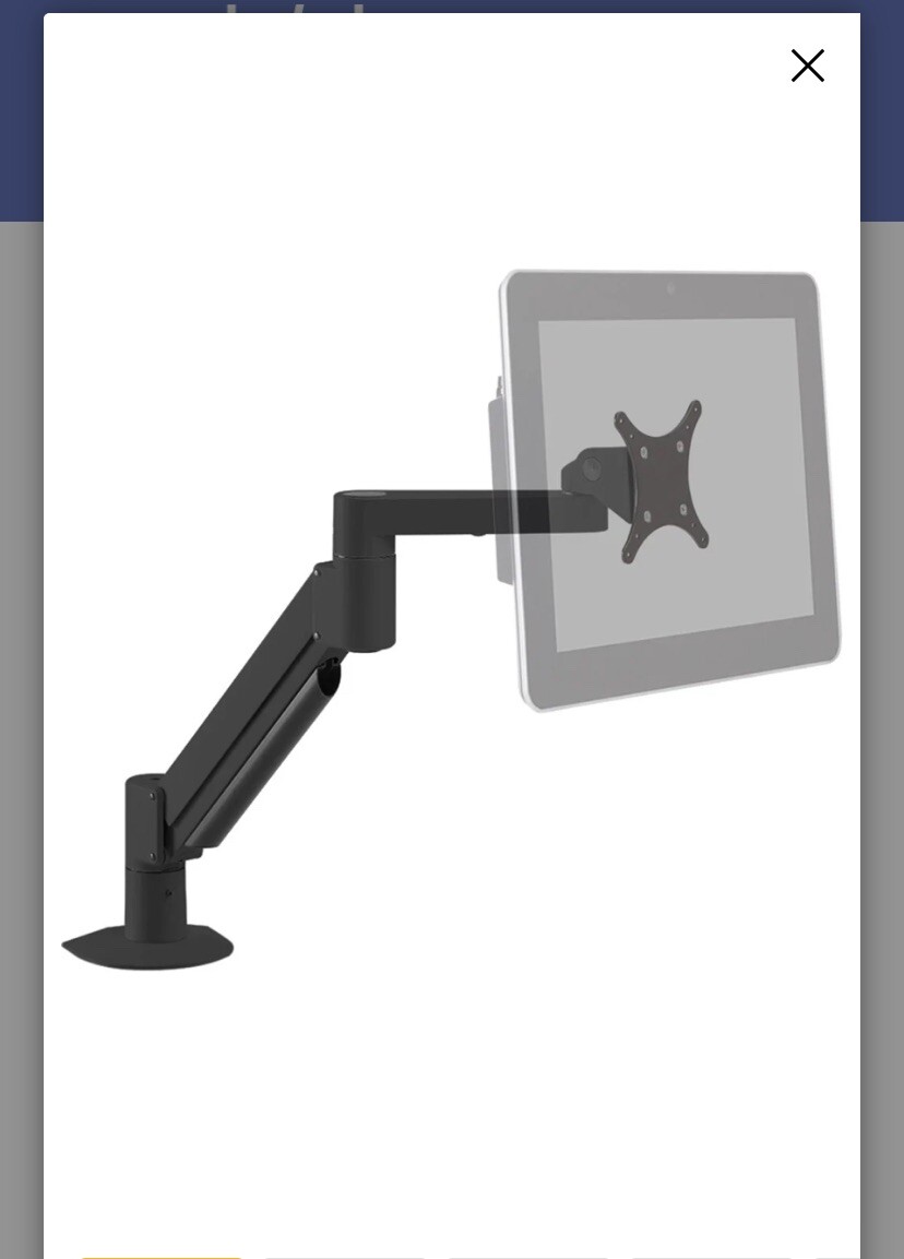 Innovative 7000-800-124 Flat Panel Articulating Monitor Arm