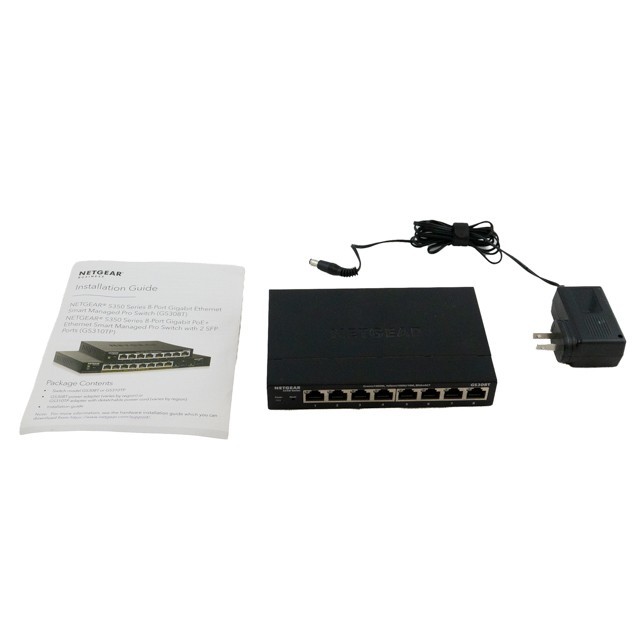 NETGEAR S350 Series GS308T Ethernet Smart Managed Pro Switch